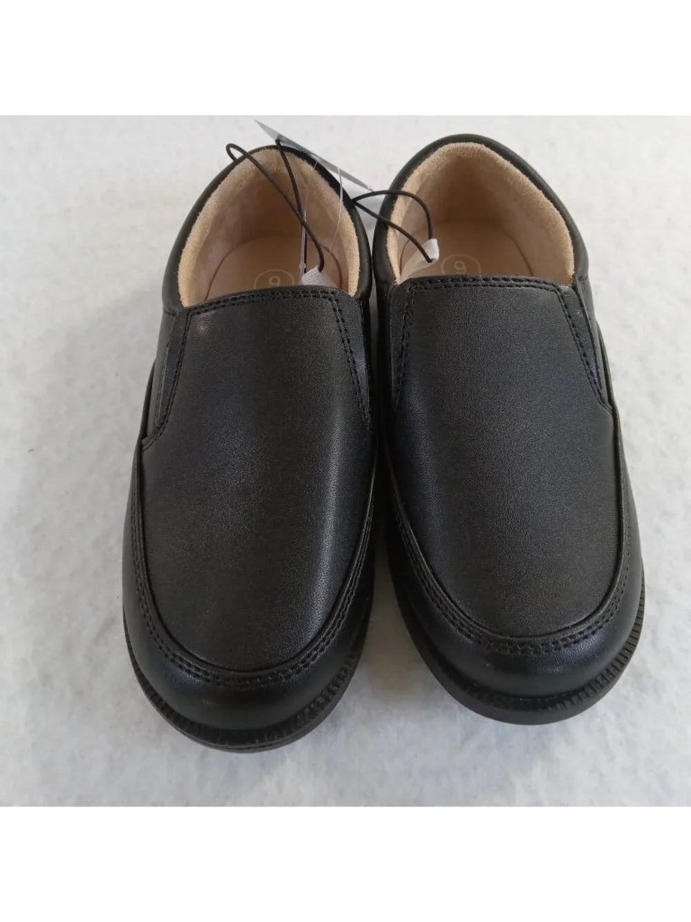 Cat & Jack Toddler Boys' Brody Black Slip-On Loafers Dress Shoes Size 9